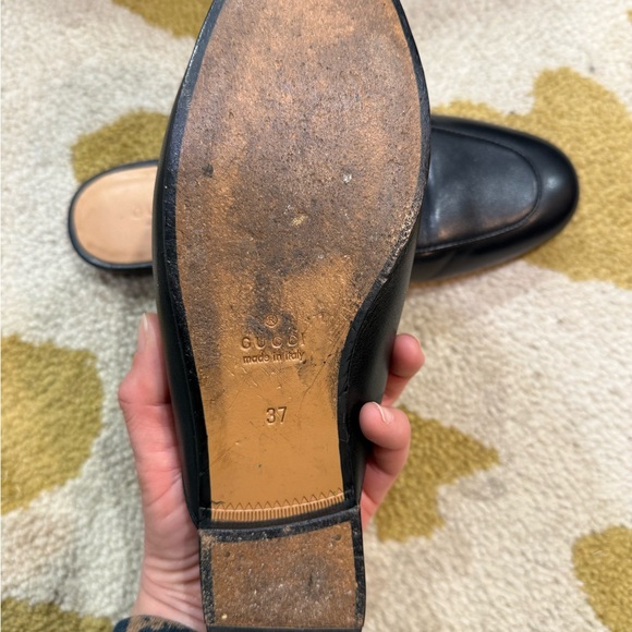 Gucci Black Leather Loafers - Picture 5 of 5